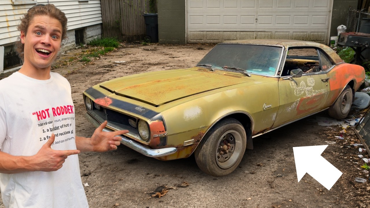 ВОСКРЕШАЕМ заброшенный Camaro '68 с 4-ступенчатой коробкой передач!