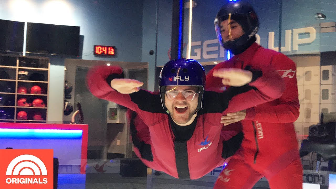 Indoor Skydiving And Learning To Fly With Virtual Reality | Out And About | TODAY Originals