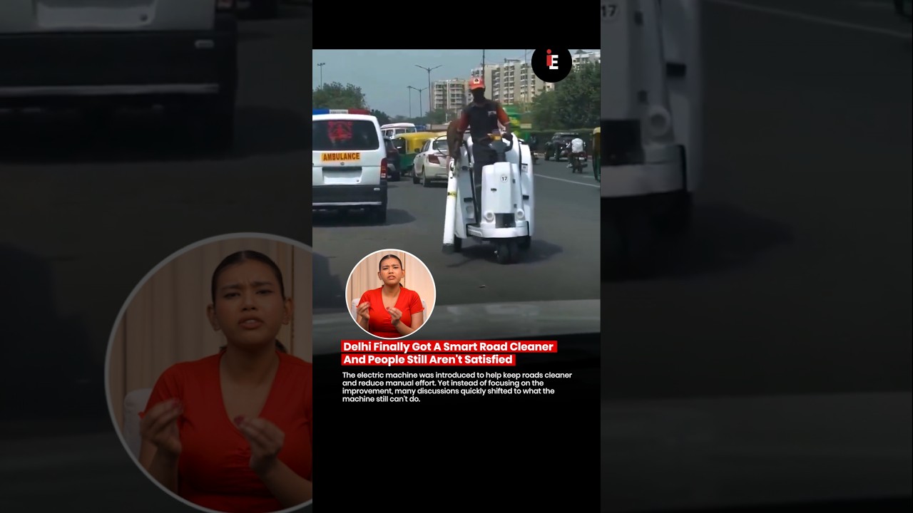 ⚙️ Delhi Finally Got A Smart Road Cleaner, And People Still Aren't Satisfied 🚛🧹🤔