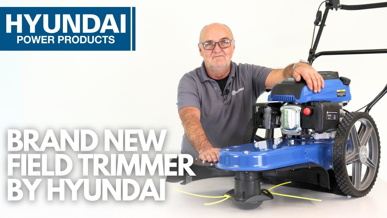 Unboxing The Hyundai HYFT60P Heavy Duty Petrol Push Grass Field Trimmer with 600mm Cutting Width