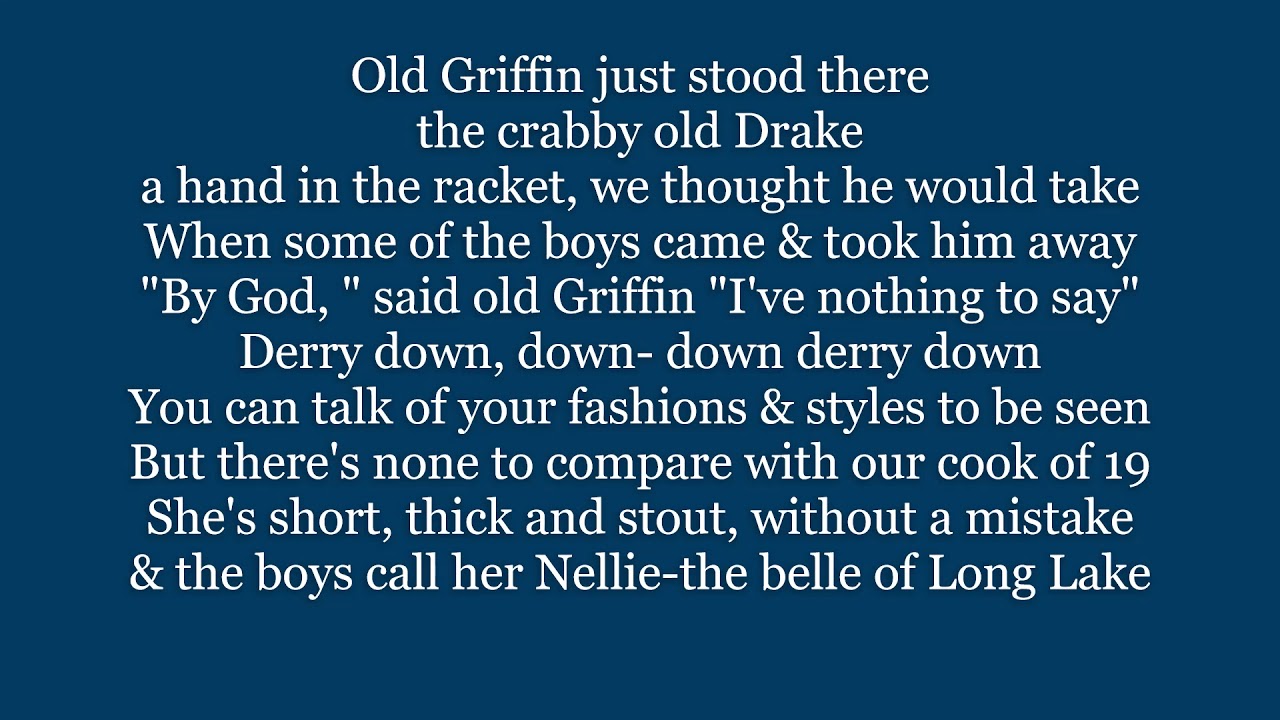 BLUE MOUNTAIN LAKE Lyrics Words text trending folk sing along music song Pete Seeger cover NY