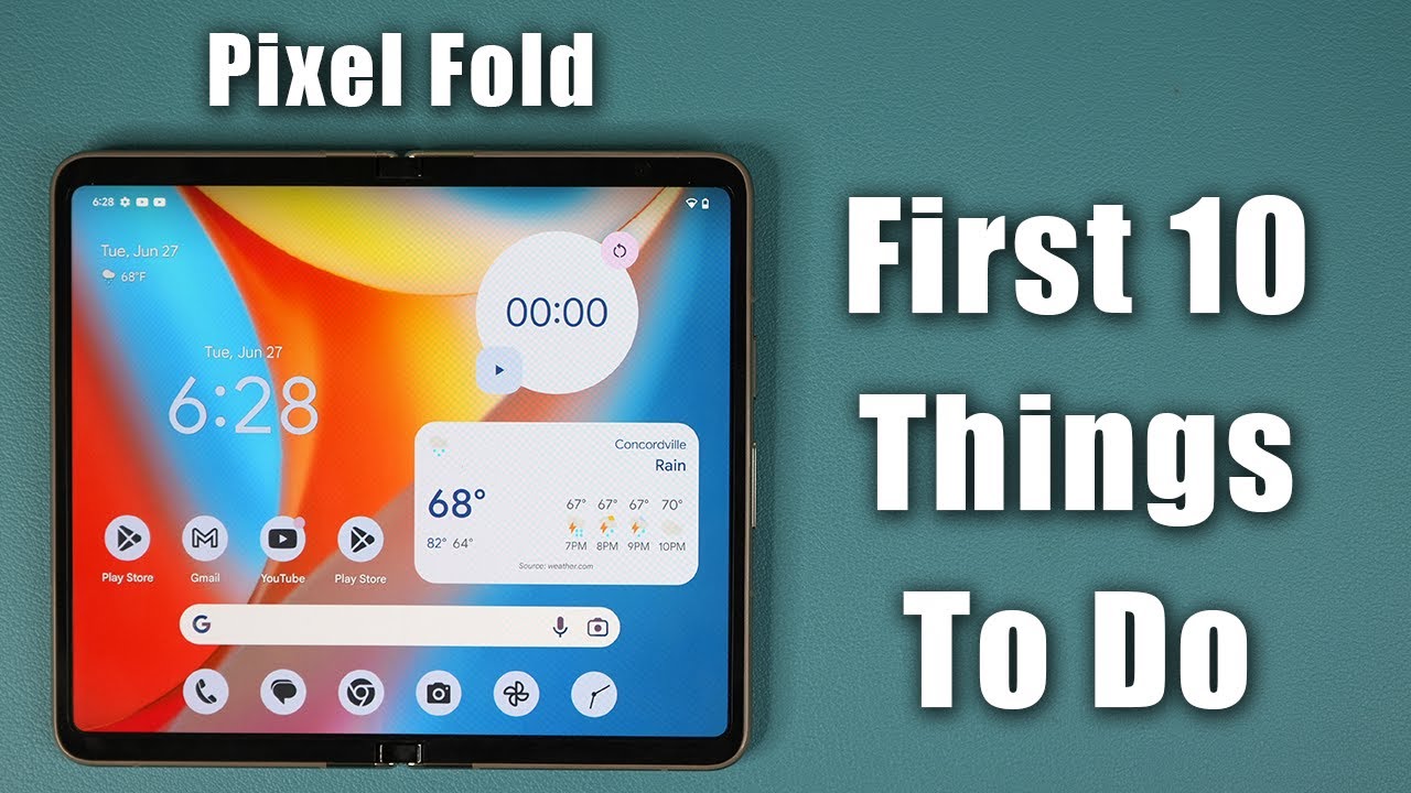 Google Pixel Fold — 10 первых дел! (Советы и рекомендации)