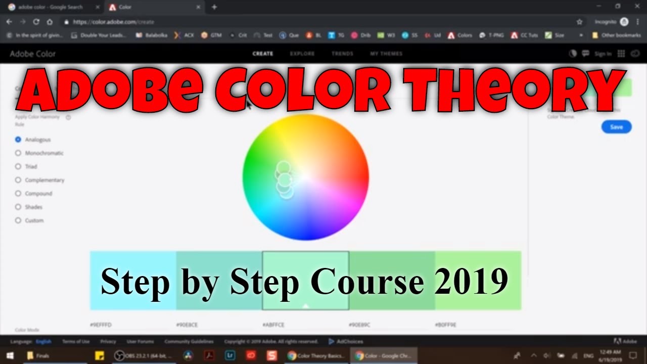 Deeper understanding of color theory | Adobe colour pro latest theory explained