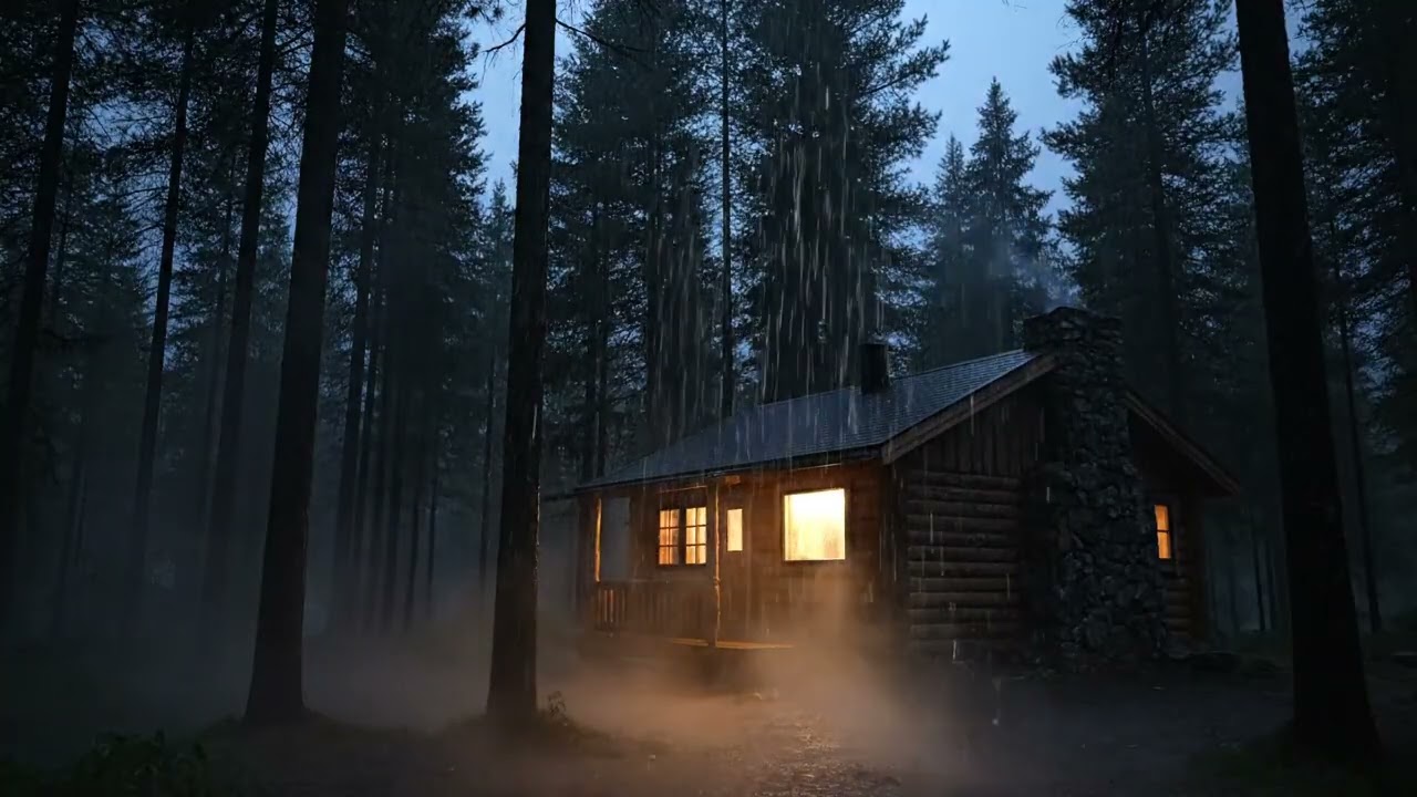 Deep Sleep Instantly with Soothing Gentle Rain Sounds in the Misty Forest | Sleep & Relax #asmr