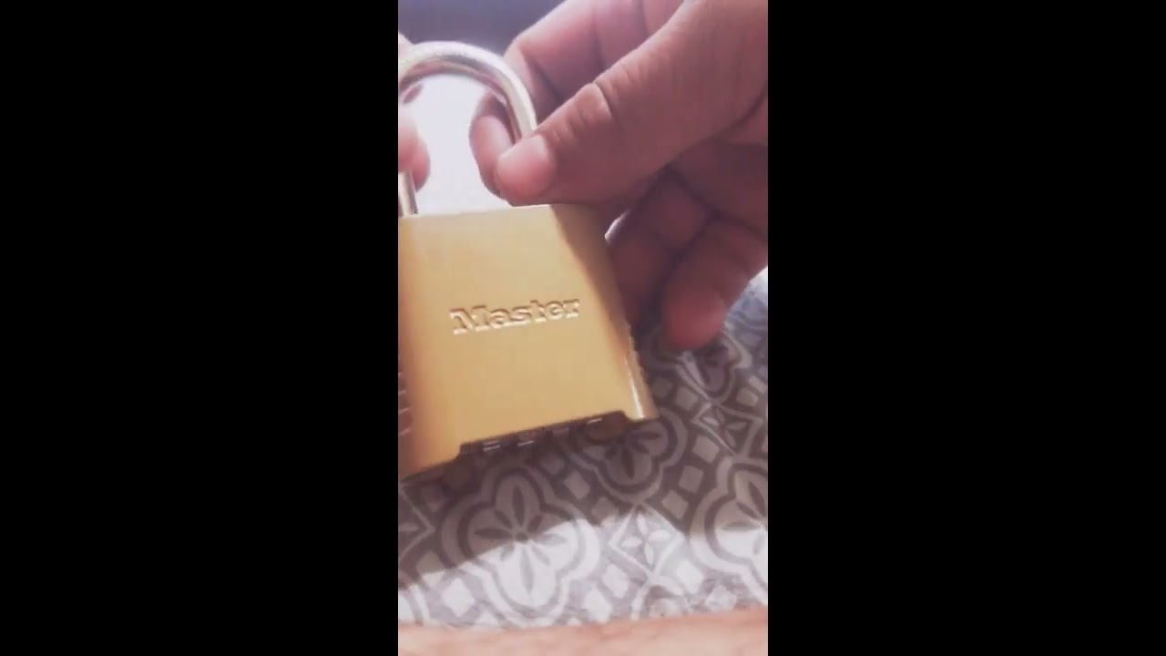 Facil truco para abrir tu candado de clave