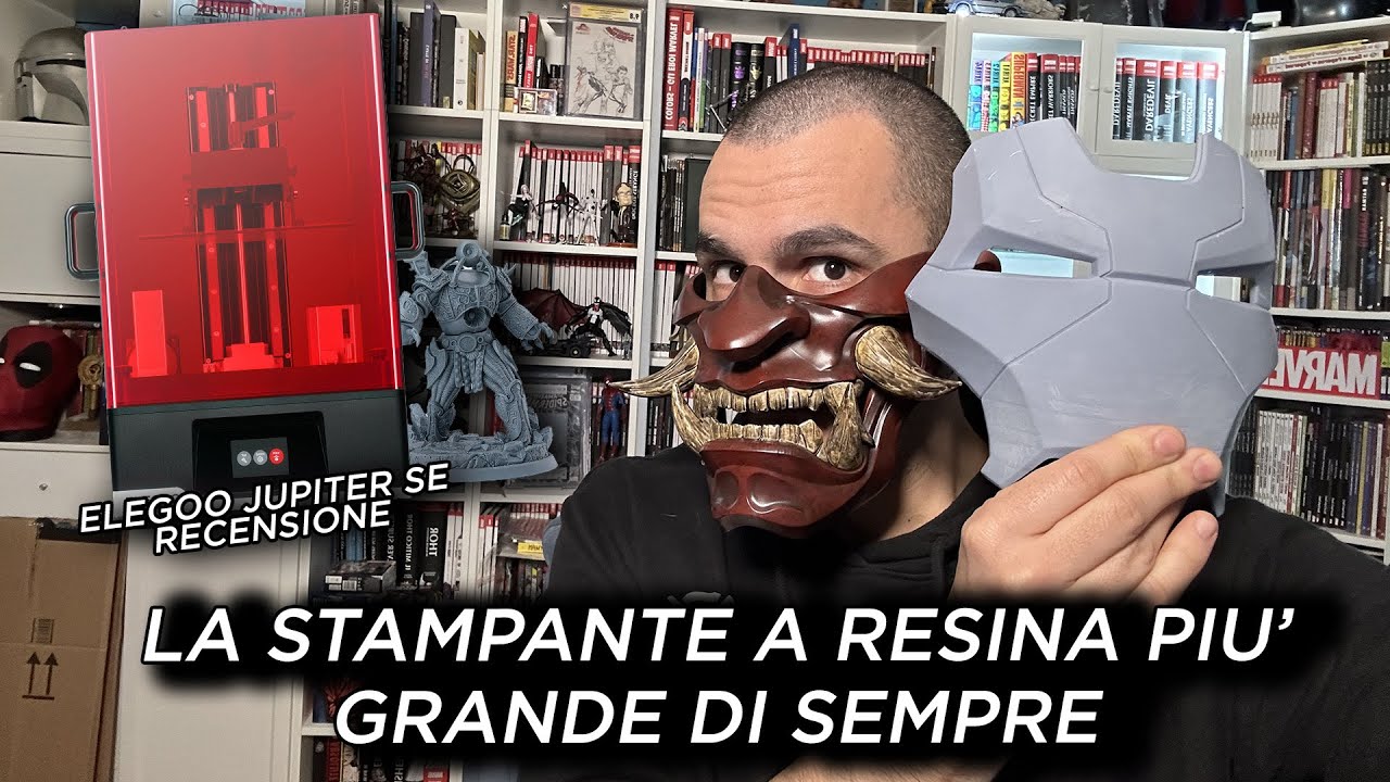 LA STAMPANTE A RESINA PIU' GRANDE DI SEMPRE -  ELEGOO JUPITER SE RECENSIONE