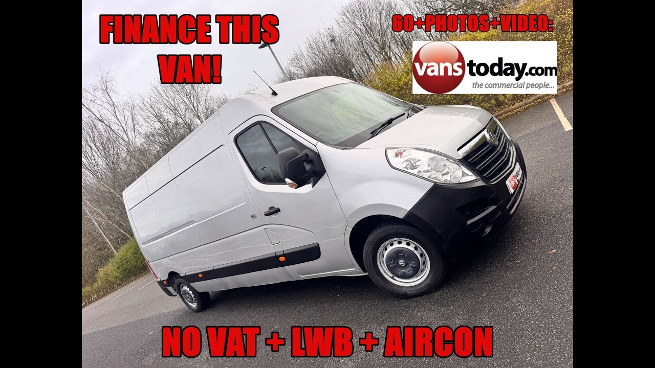 Без НДС! Отличный Vauxhall Movano в серебристом цвете, с кондиционером и небольшим пробегом!