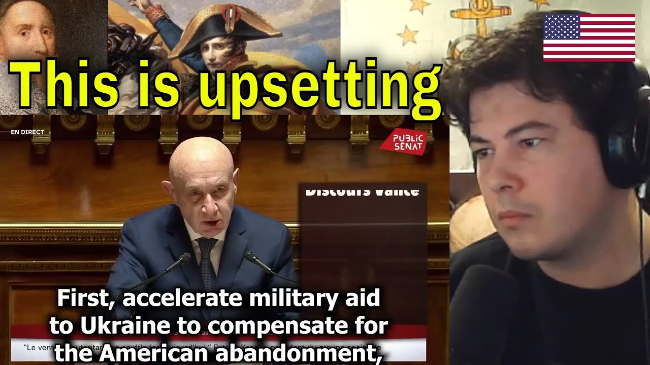 American Reacts Speech from French Senator on Trump and America