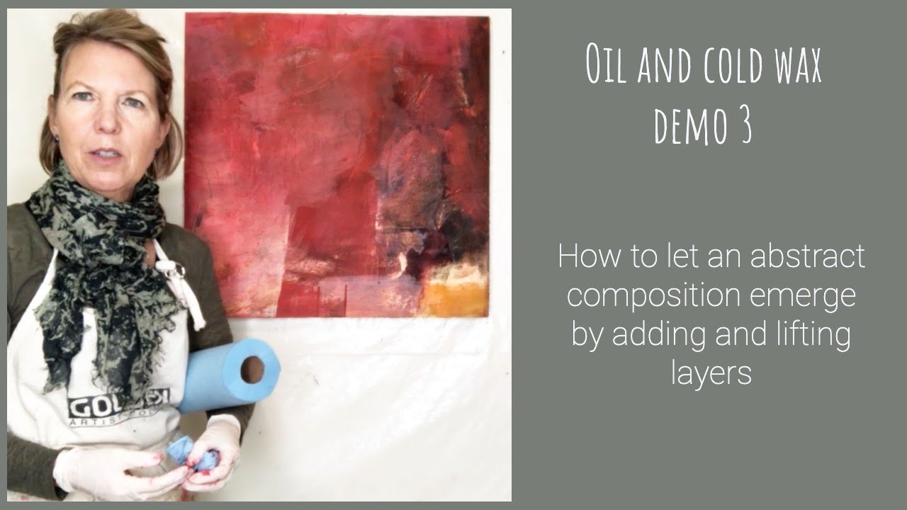 Cold wax and oil demo part 3