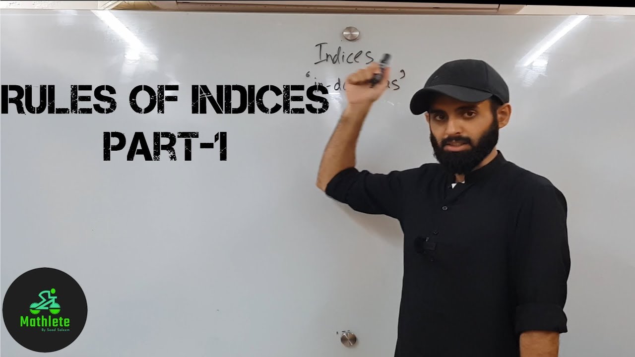 O level Math - Indices Rules