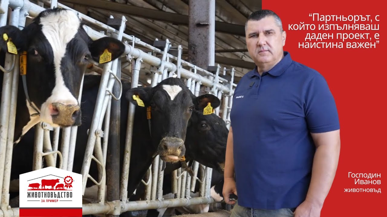 От пет крави до модерна ферма: Историята на Господин Иванов от село Добриново