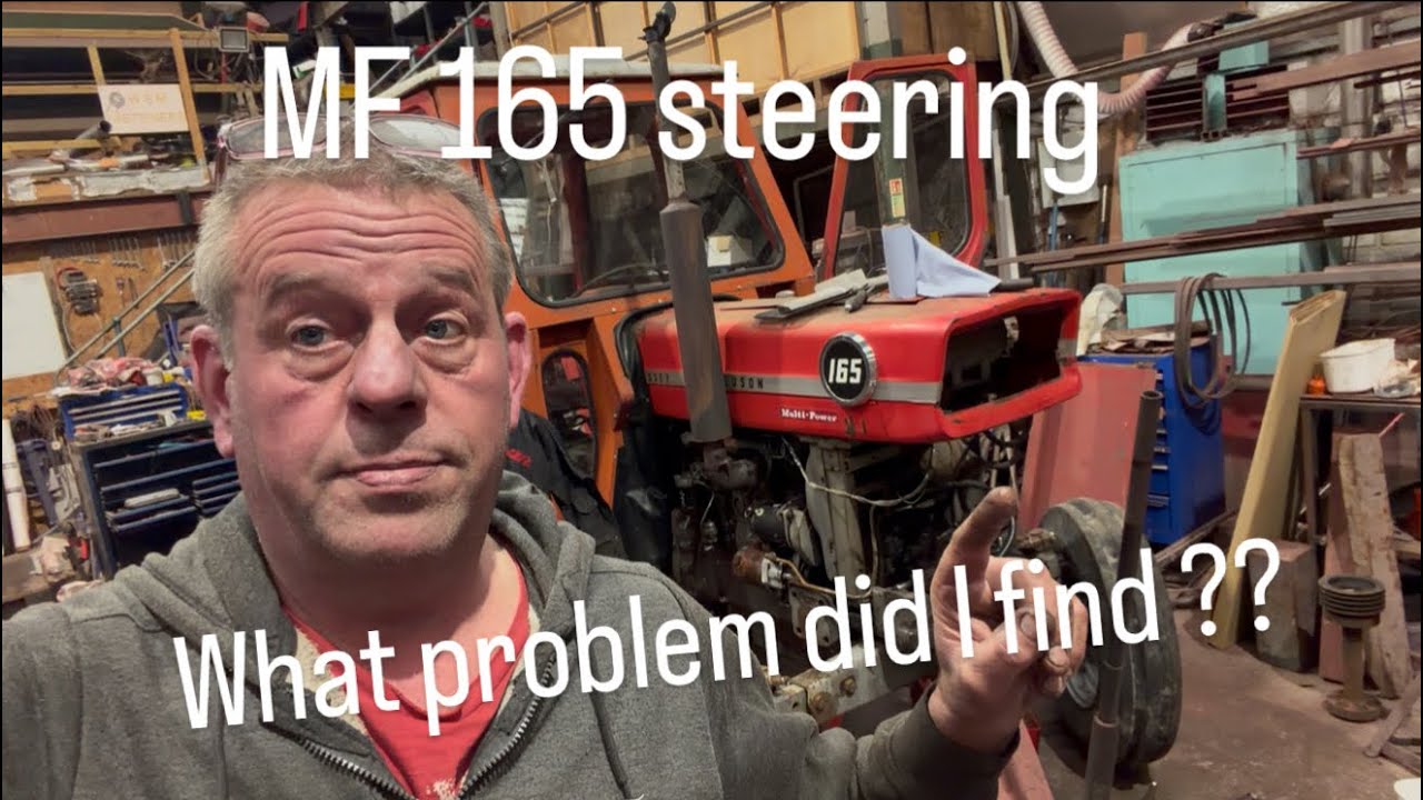 MASSEY 165 steering issues , What Did I find ??