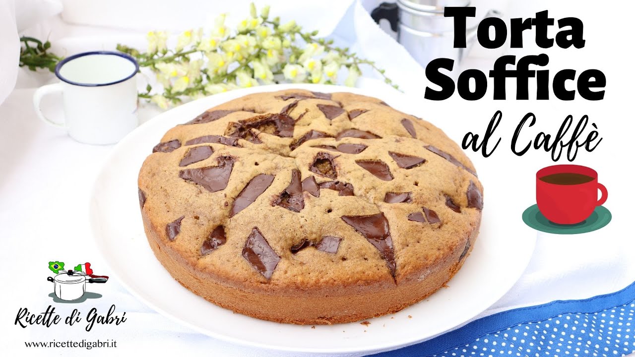 TORTA SOFFICE AL' CAFFE' Ricetta Facile con Avanzi di uova di cioccolato - RICETTA DI GABRI