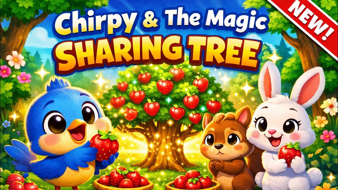 Chirpy & The Magic Sharing Tree | Fun Kids Cartoon Story with Moral!