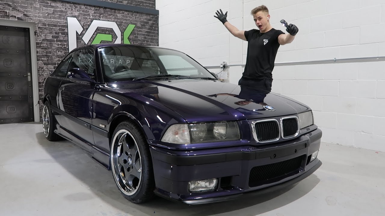 Detailing a Techno Violet BMW E36 | 