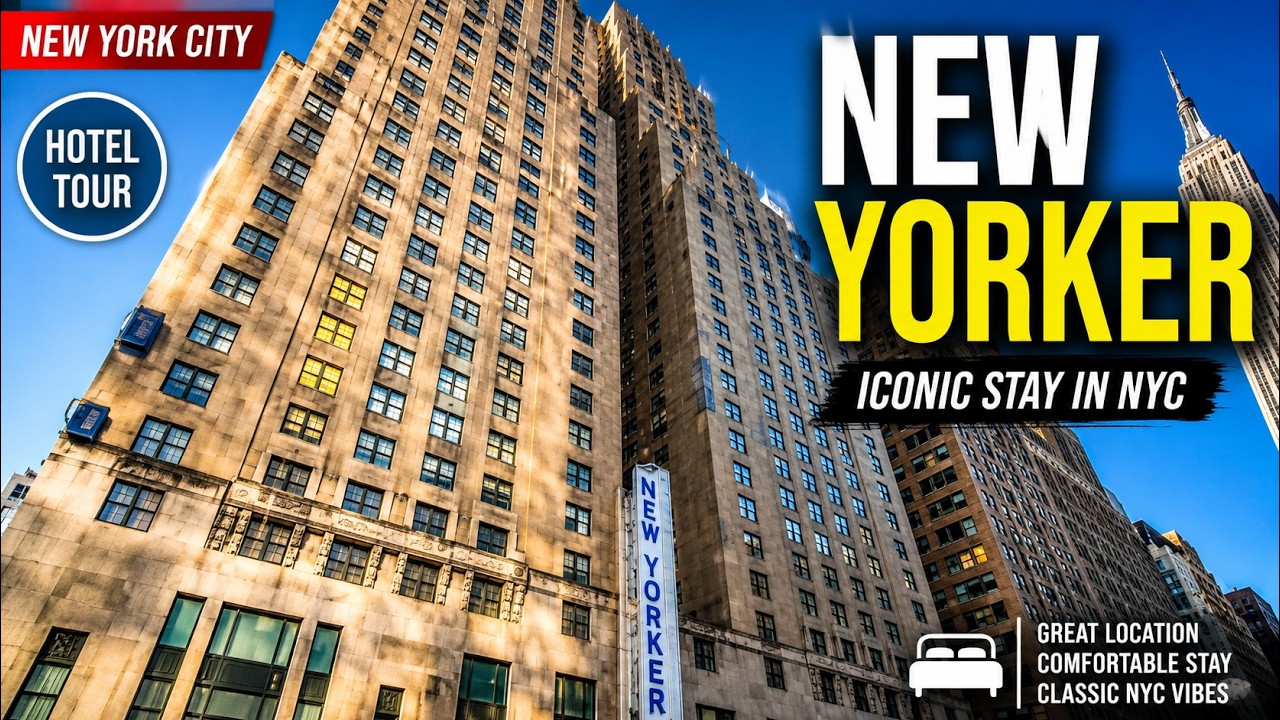 [4K] Hotel Tour | 🇺🇸 NEW YORK, The New Yorker Hotel, 2025 Review