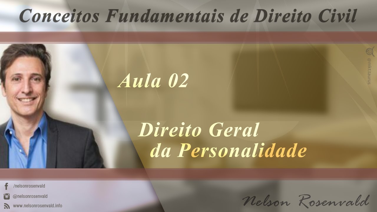Conceitos Fundamentais de Direito Civil - Nelson Rosenvald - Direito Geral da Personalidade