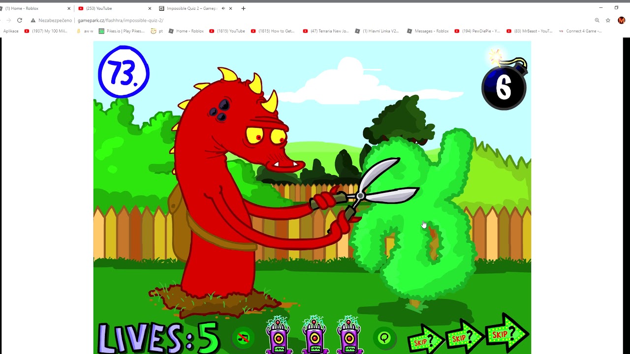 The Impossible Quiz 2 Complete A+ Brilliant