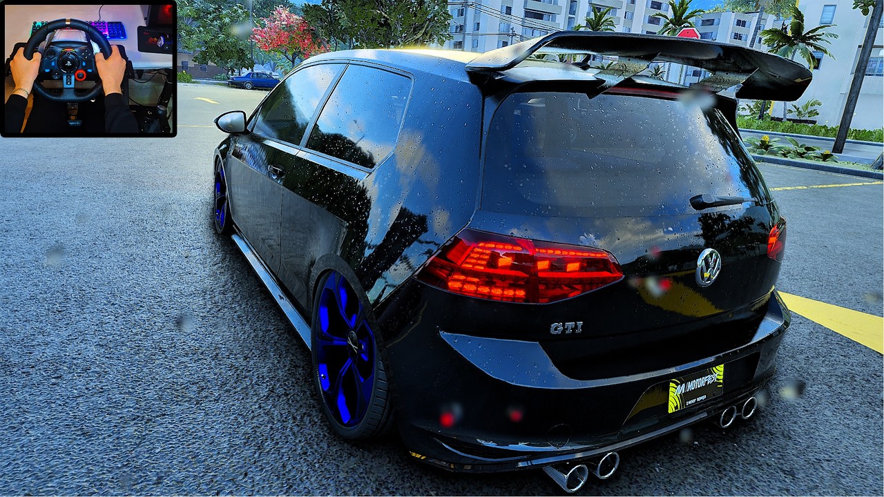 VOLKSWAGEN GOLF | The Crew Motorfest | LOGITECH G29 STEERING WHEEL + LOGITECH shifter Gameplay