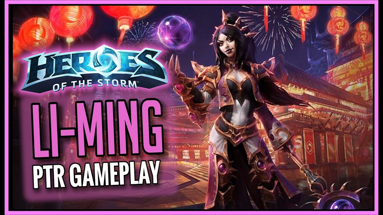 Heroes of the Storm: Li-Ming Gameplay - Arcane Orb Annihilation Build! [PTR] [Hots]