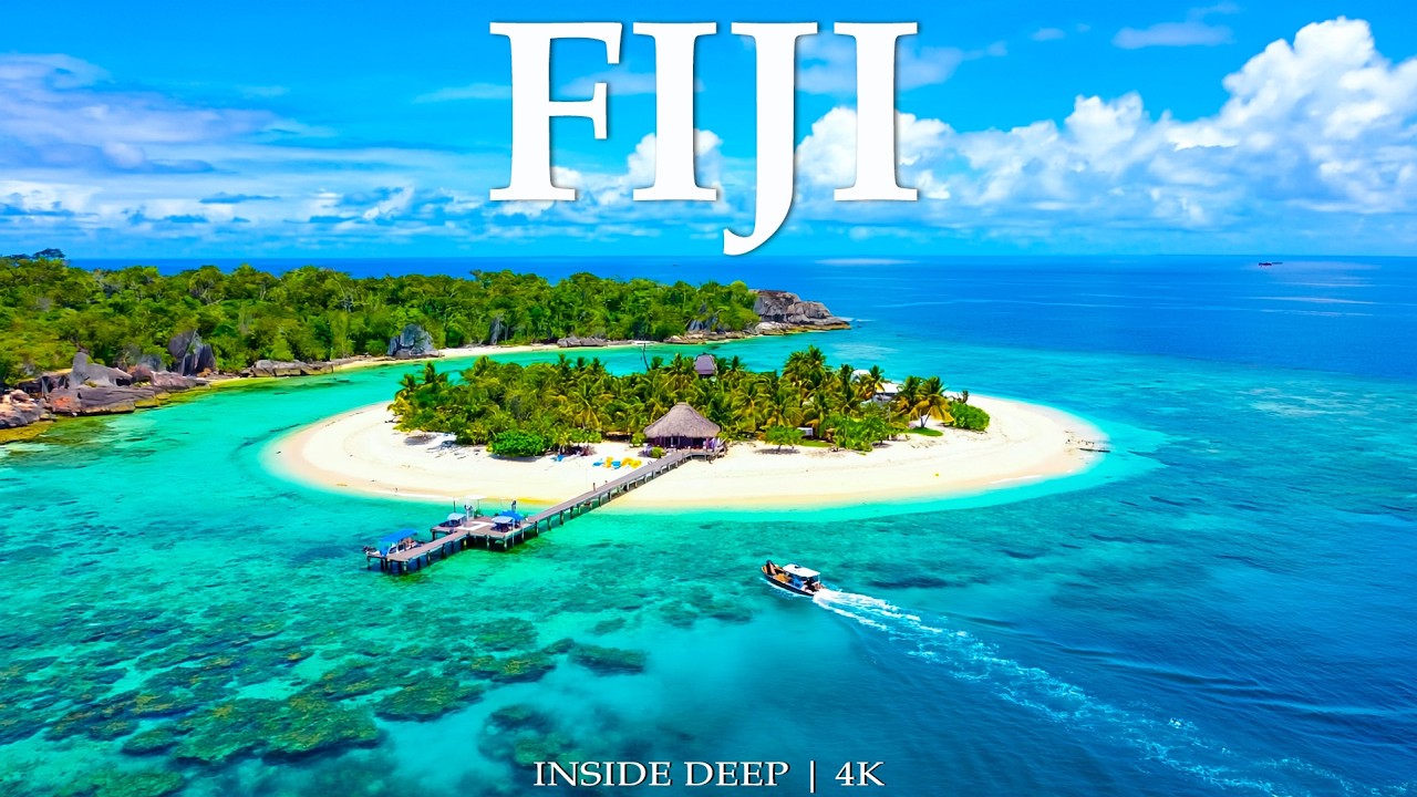 Fiji 4K–Explore Crystal Blue Waters & Stunning Tropical Island Views With Deep House Chill