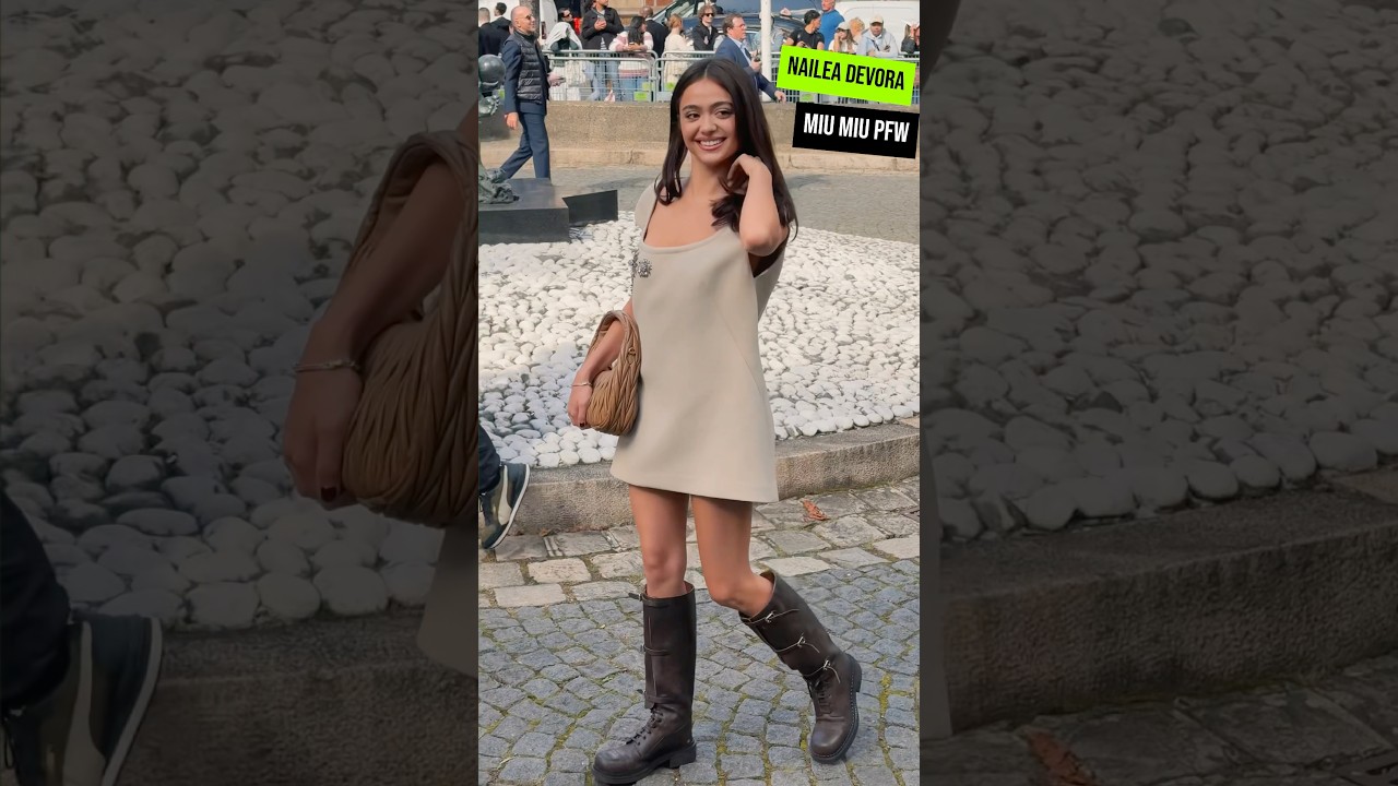 Nailea Devora x Miu Miu at Paris Fashion Week 2024 #miumiu #nailea #parisfashionweek #fashionweek