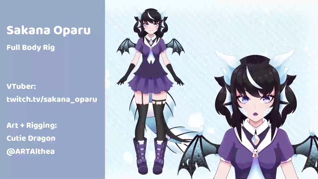 Sakana Oparu Vtuber Model | Live2D Showcase