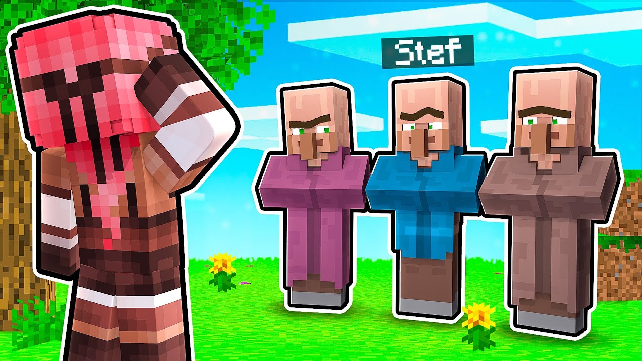 QUALE VILLAGER È IL VERO STEF? - MINECRAFT *NASCONDINO*