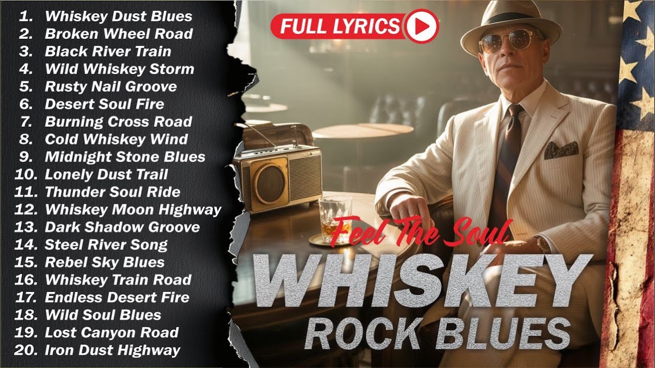 Whiskey Blues Music - THE BEST OF WHISKEY BLUES - Best Blues Songs Of All Time Relaxing Blues #rock