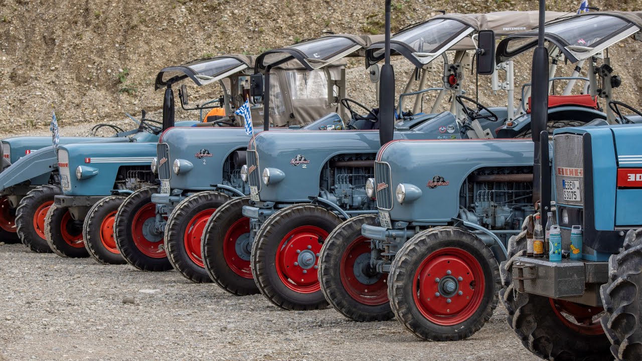 35 Eicher Ausfahrt aus einer Kiesgrube [Pure Sound] [Eicher ED 26 4WD extrem selten!!!]