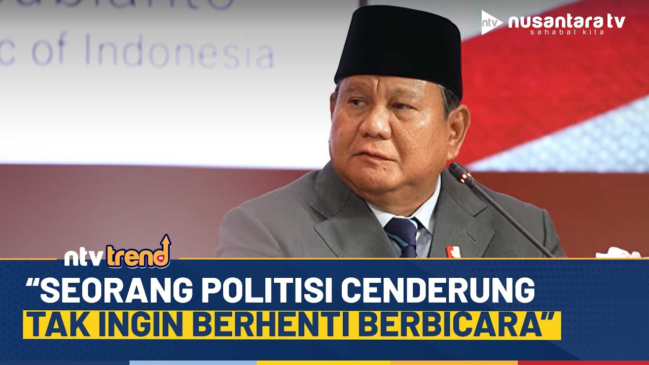 Kelakar Presiden Prabowo di Forum Bisnis AS: Politisi Tak Ingin Berhenti Berbicara | NTV