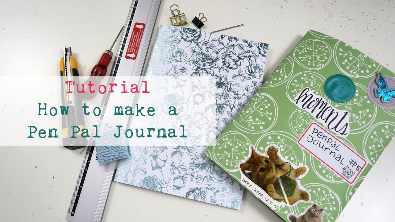 How to make a Pen Pal Journal | Tutorial | Book Binding