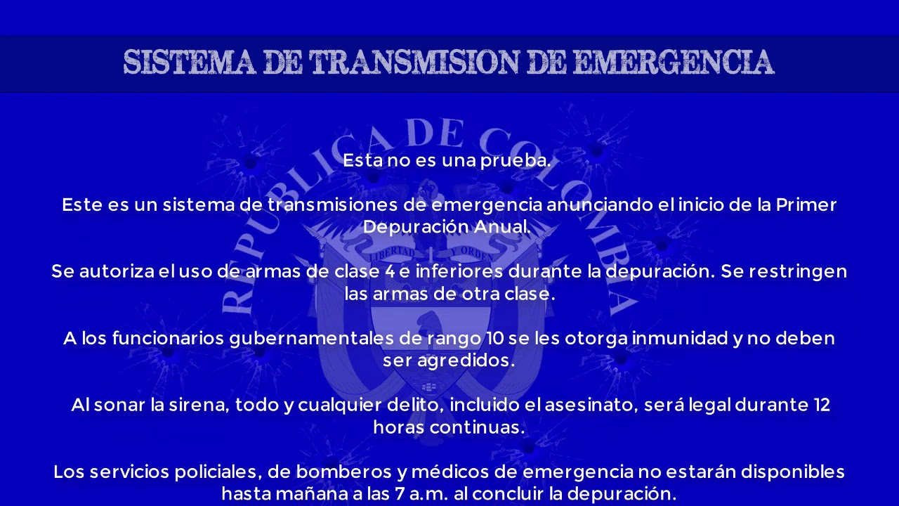Anuncio de la Purga (Colombia)
