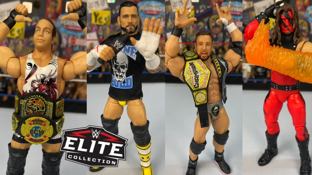 WWE ELITE DEFINING MOMENTS 4-PACK REVIEW!