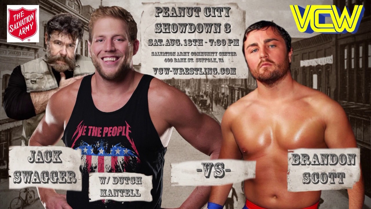 VCW - Brandon Scott vs. Jack Swagger w/ Dutch Mantel - 08.18.18