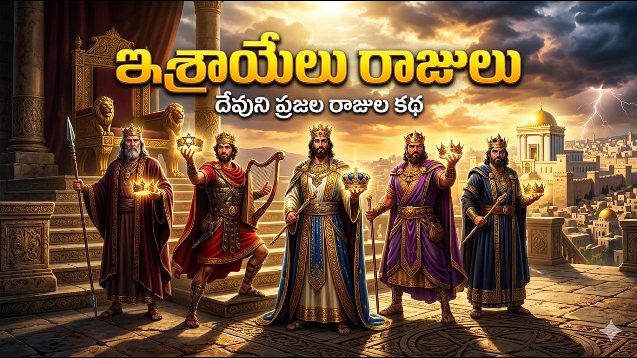 ఇశ్రాయేలు రాజులు ఎవరు? | Kings of Israel in Telugu | Bible History #shorts