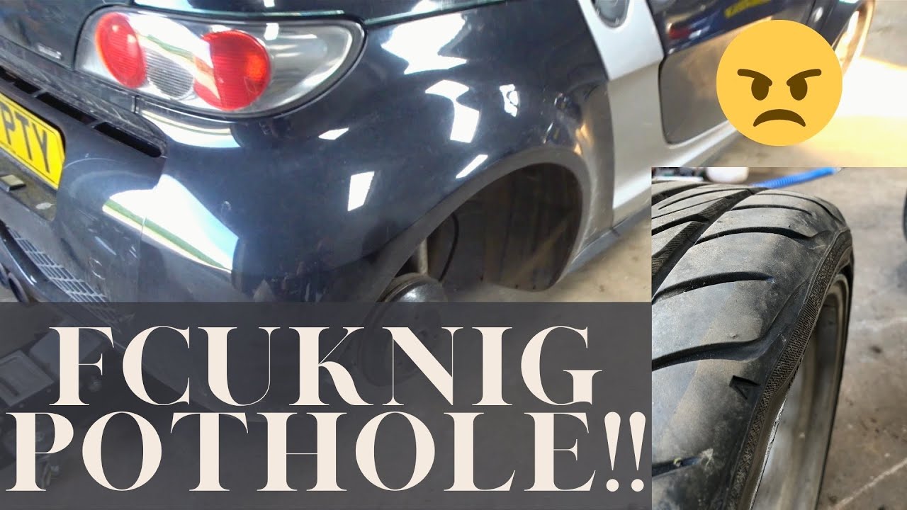 New Tyre, Large Pothole and Vibrations! Smart Roadster Brabus Coupe - 016