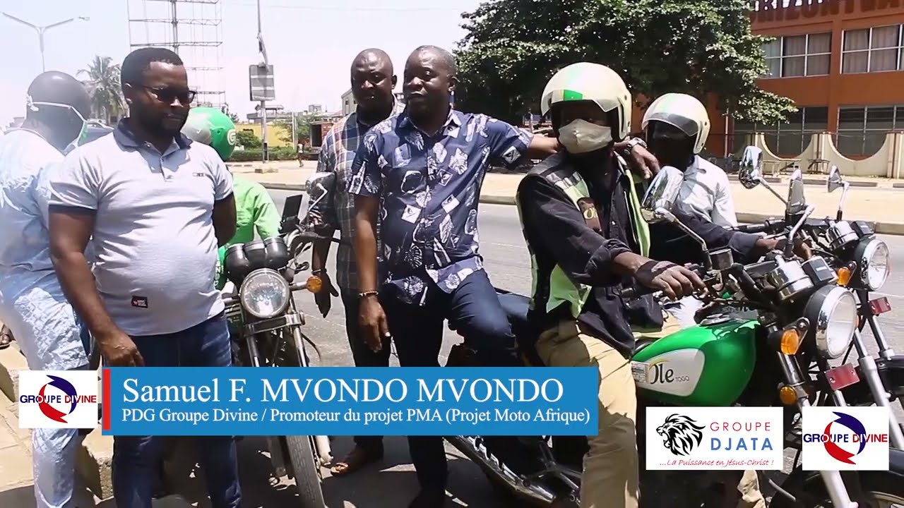Le Groupe Djata et le Groupe Divine font l'expérience des taxi moto OLE