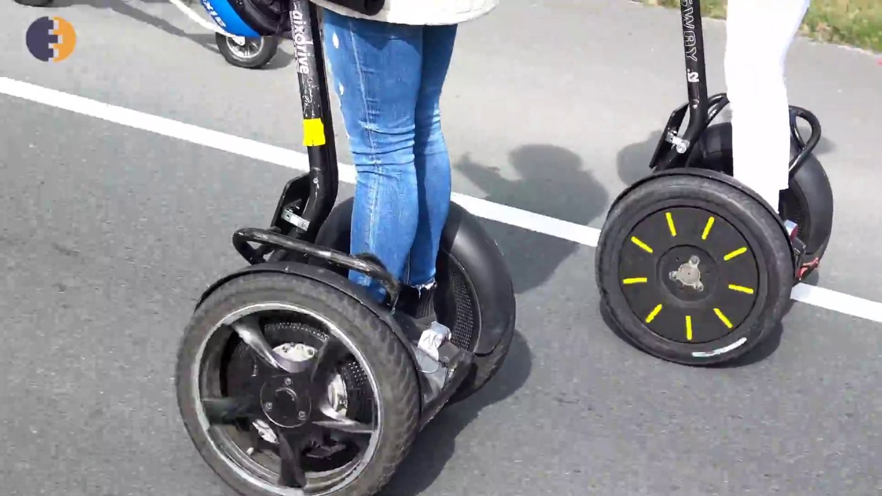 World record electric vehicles including 160 Segway PT's