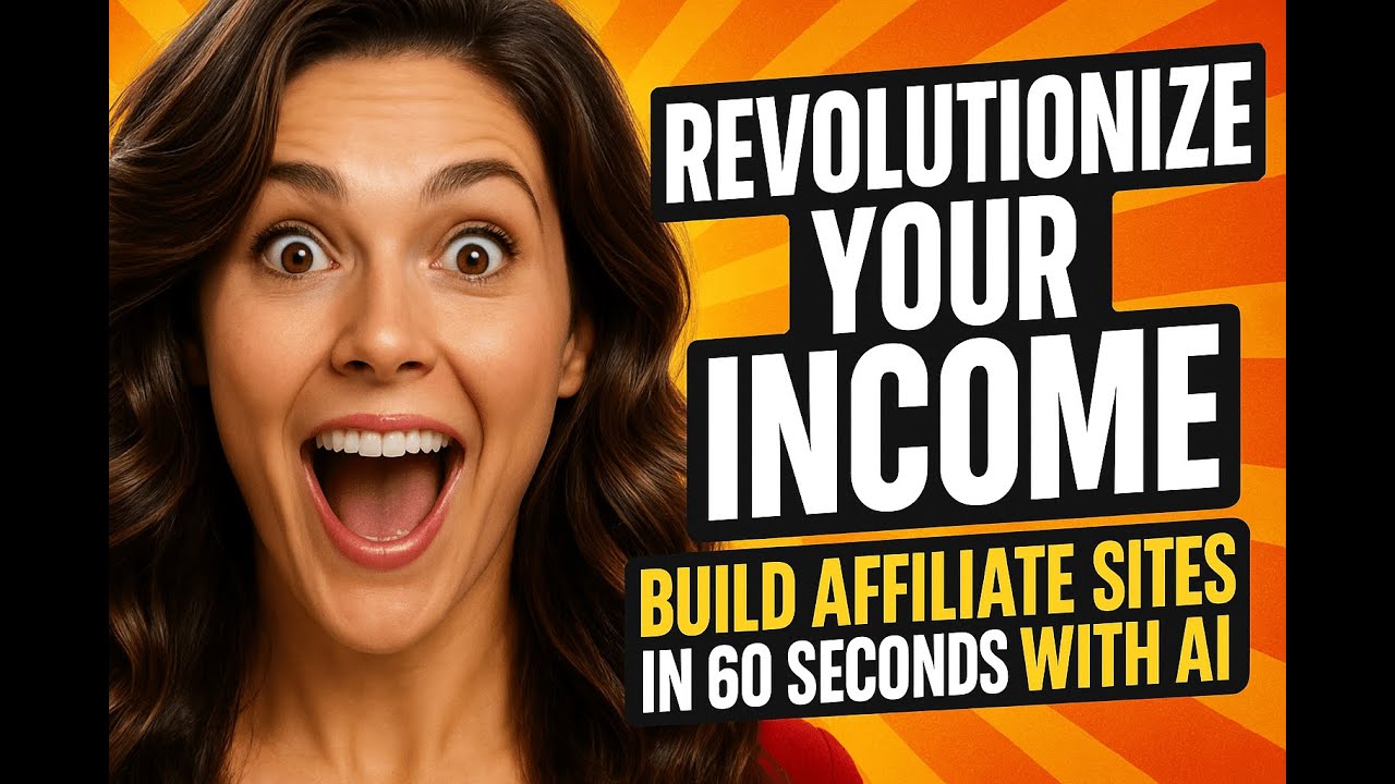 Revolutionize Your Income: Build Affiliate Sites in 60 Seconds with AI!