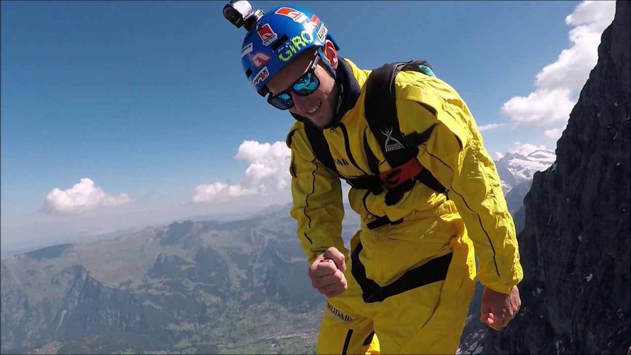 Eiger Mushroom BASE jump 2018