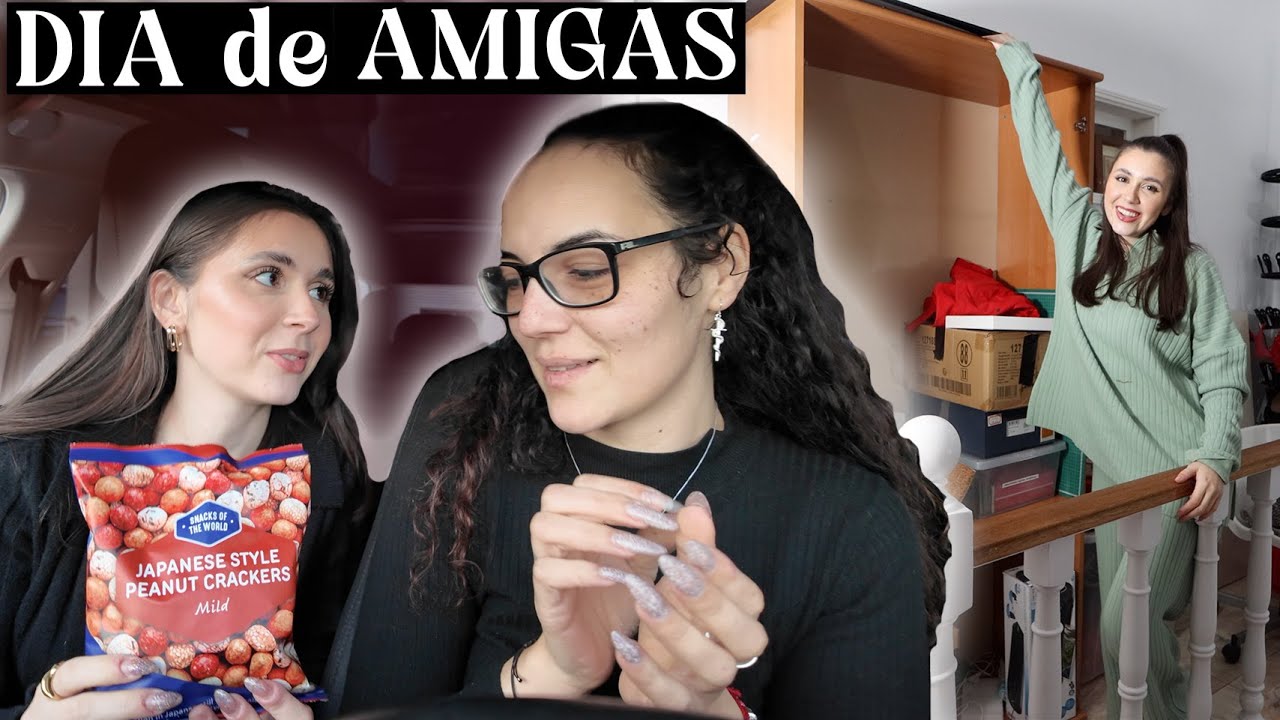DIA com a TÂNIA, FOMOS às COMPRAS e ORGANIZAR um MÓVEL | Joana Gentil