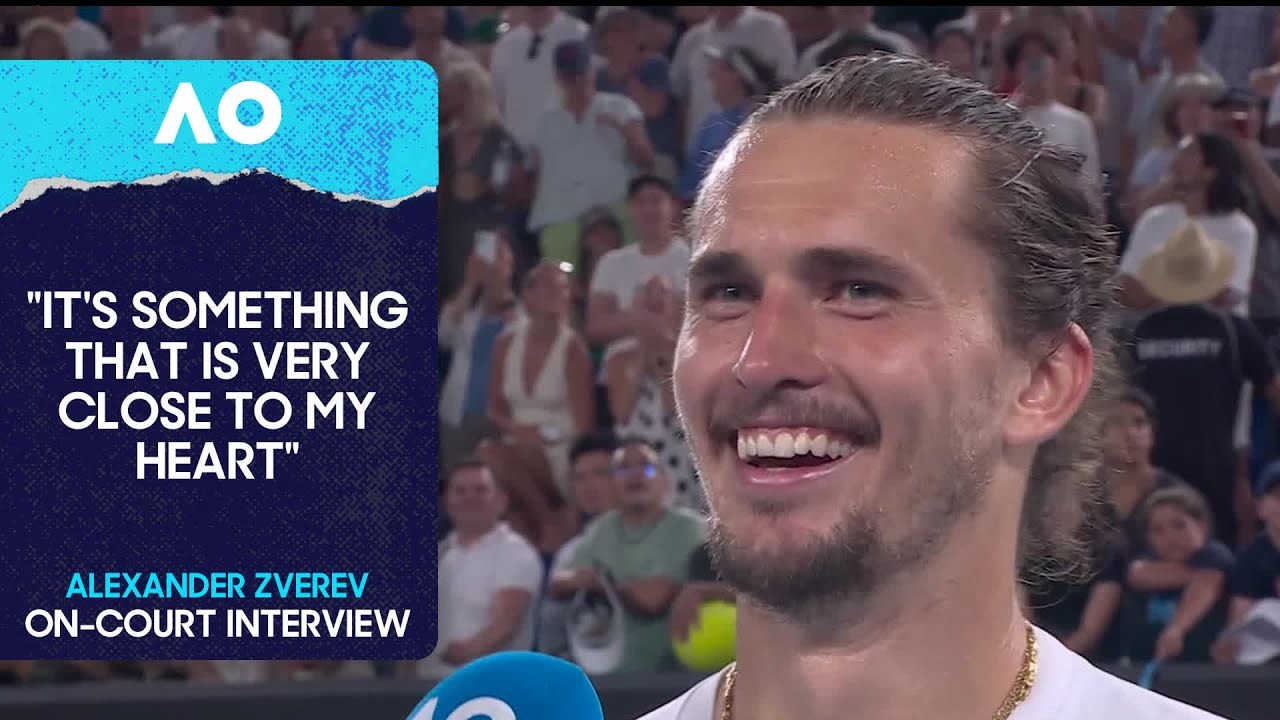 Alexander Zverev On-Court Interview | Australian Open 2026 Quarterfinal