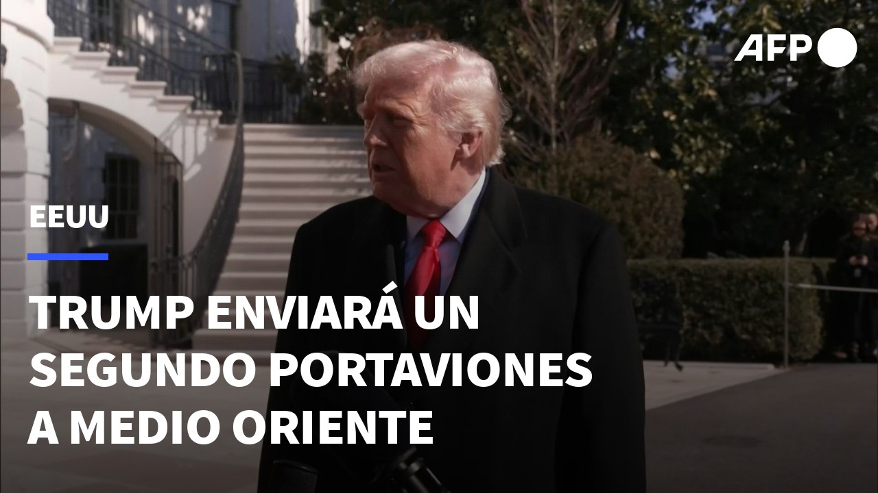 Trump confirma que un segundo portaviones se dirigirá 