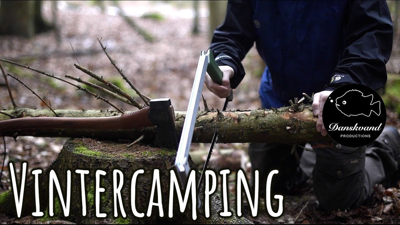 Vintercamping - Bushcraft, Tarp + Reflector wall