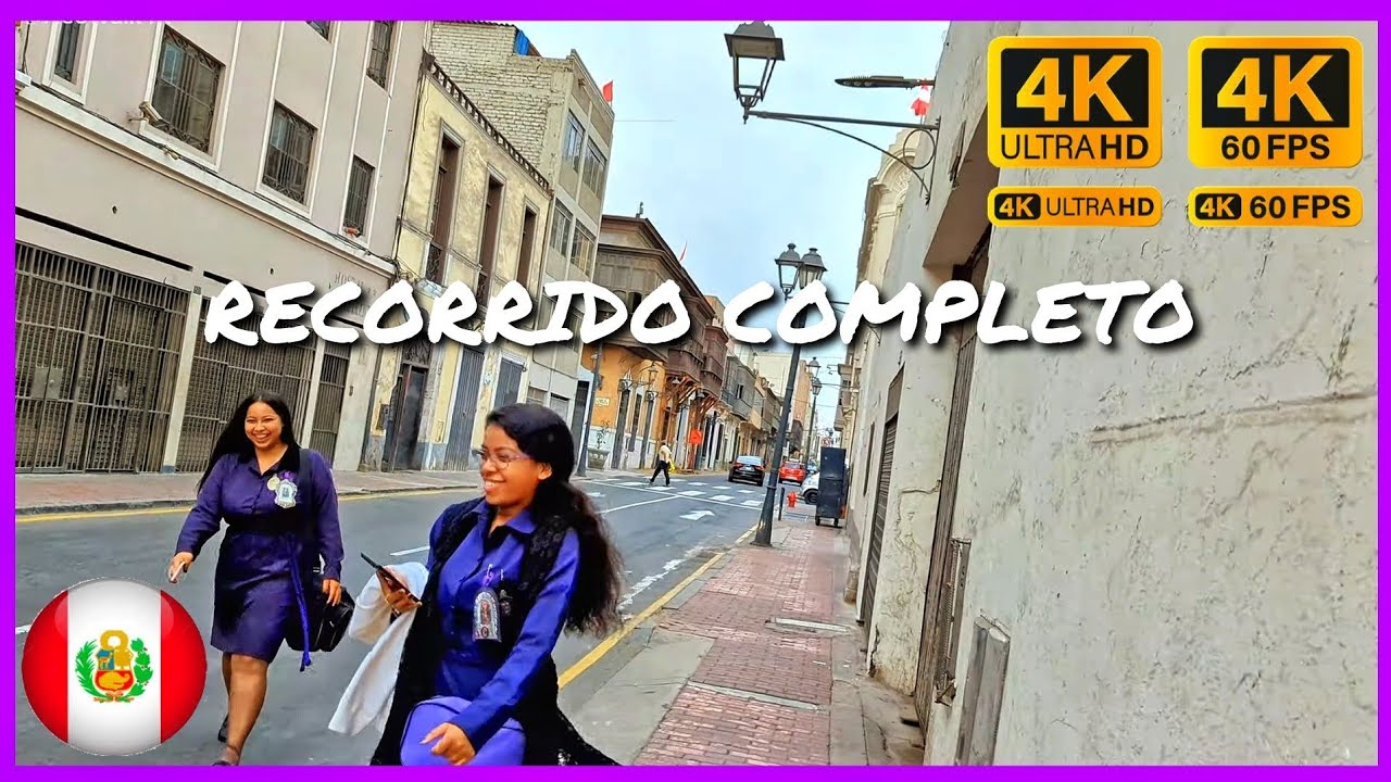 🇵🇪 JIR&Oacute;N CALLAO es IMPRESIONANTE / Lima Per&uacute; 4K UHD 2023 WALK Tour
