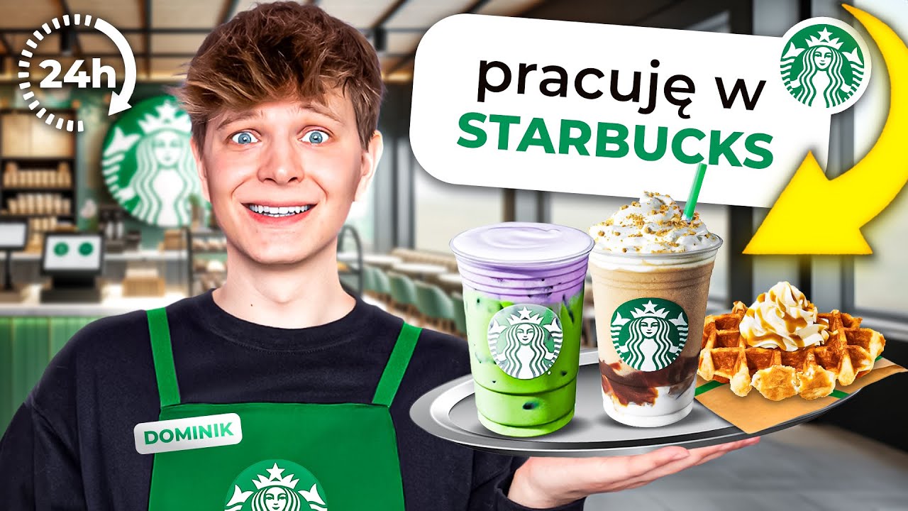 ZATRUDNIŁEM SIĘ W STARBUCKS 😱☕️ | Dominik Rupiński