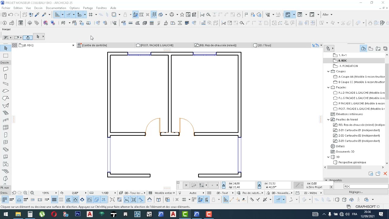 06 Comment faire les cotation dans Archicad 25
