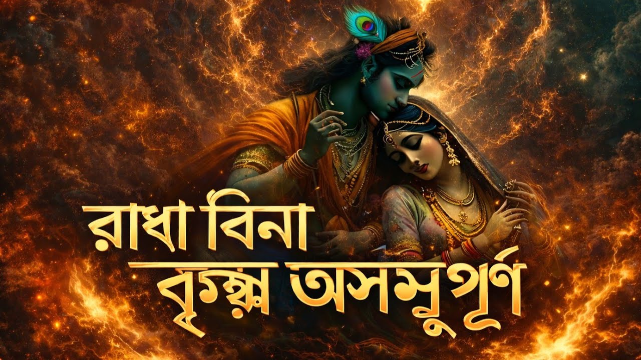 রাধা বিনা কৃষ্ণ অসম্পূর্ণ | Radhe Krishna song | Sangeet Bengal 