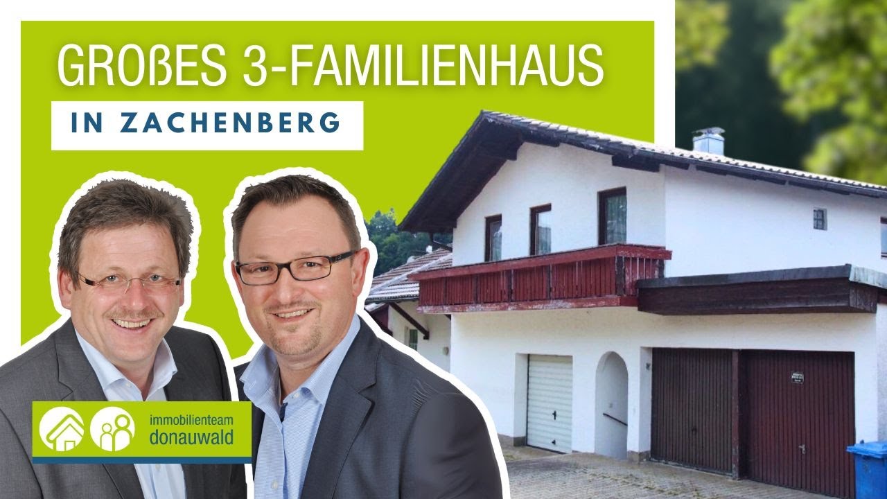 Großes 3-Familienhaus in Zachenberg (Bahnhof) - immobilienteam donauwald